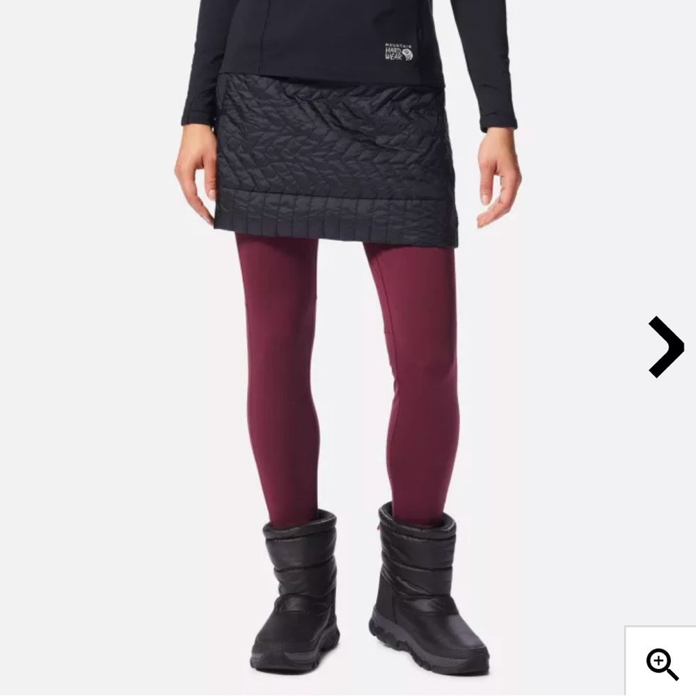 Mountain Hardwear Trekkin insulated mini skirt XS